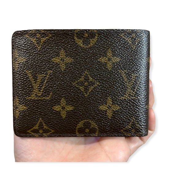 [ SOLD ] Authentic Louis Vuitton Slender Men Wallet Monogram Used Condition - Picture 2 of 15